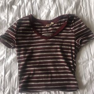 cropped short sleeve